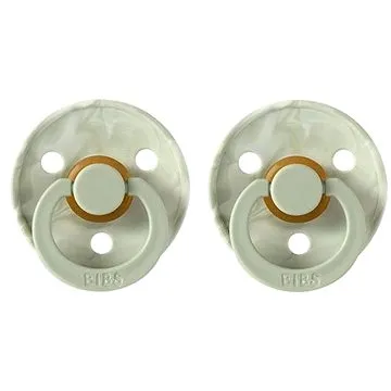 Bibs Colour dudlíky z přírodního kaučuku 2 ks Sage Ivory / Sage Ivory - velikost 1 (0-6m.) (0368262)