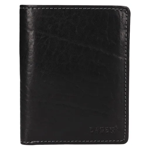 Pánská kožená peněženka Lagen Apolos - černá