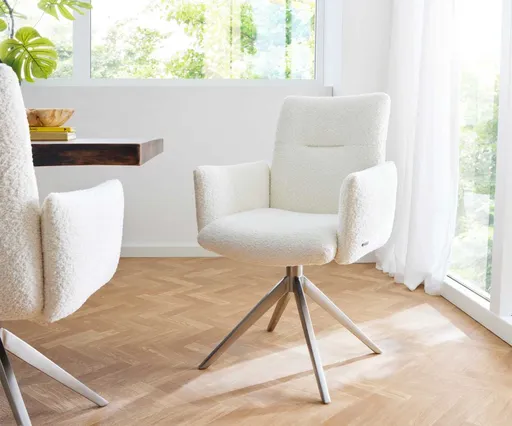 Otočná židle Jova-Flex s područkami křížová podnož široká