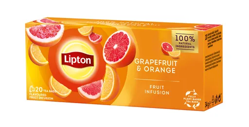 Lipton Grapefruit & Orange porcovaný čaj 20x1,7 g