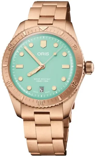 Oris Divers Sixty-Five Cotton Candy Wild Green 01 733 7771 3157-07 8 19 15