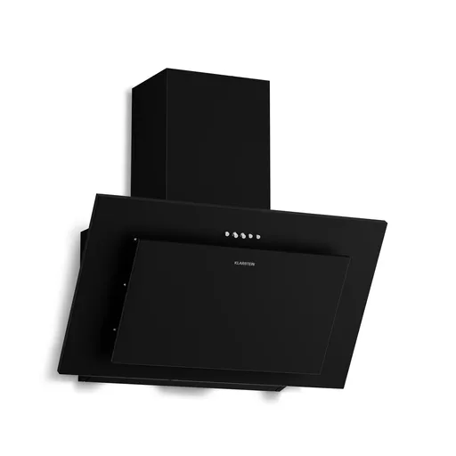 Klarstein Athena šikmá digestoř | režim odsávání vzduchu a recirkulace | 404 m³/h | 56 W | 60 cm