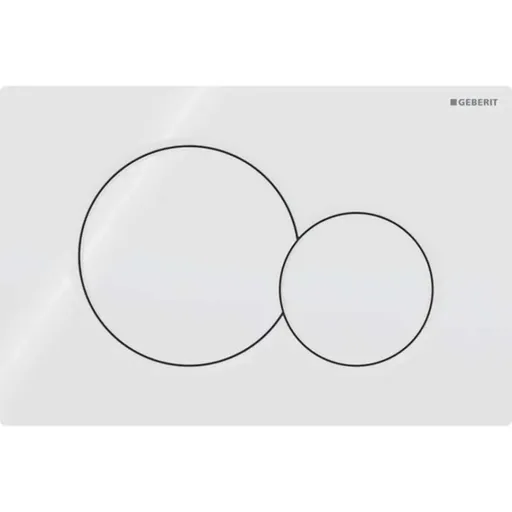 GEBERIT Sigma01 Ovládací tlačítko splachování, alpská bílá 115.770.11.5