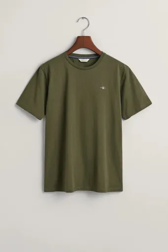 TRIČKO GANT SHIELD SS T-SHIRT JUNIPER GREEN