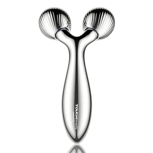 TOUCHBEAUTY 1613AS Masážní váleček na obličej stříbrný