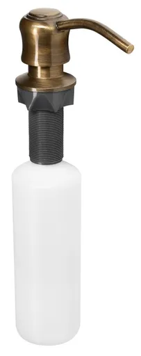 SAPHO Zápustný dávkovač mýdla, retro, bronz SP004