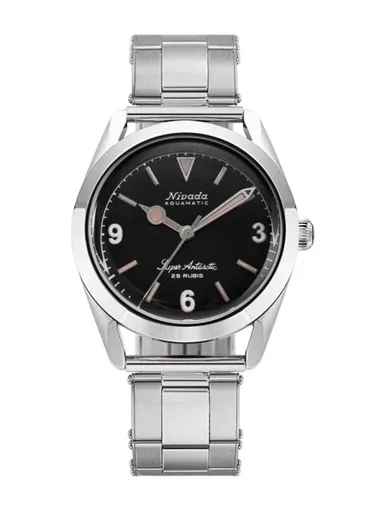 Nivada Grenchen Super Antarctic 3.6.9 Black Vintage - Oyster