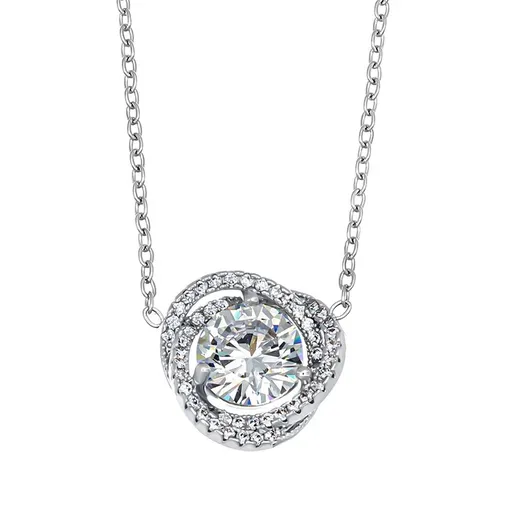 CRYSTalp Elegantní dámský náhrdelník s krystaly Ray 32334.R