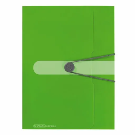 Herlitz - Desky s gumou A4 zelené, Easy