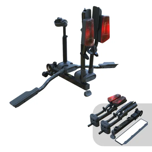 Nosič kol na tažné zařízení TMK Fly 02 (černý) +  vak