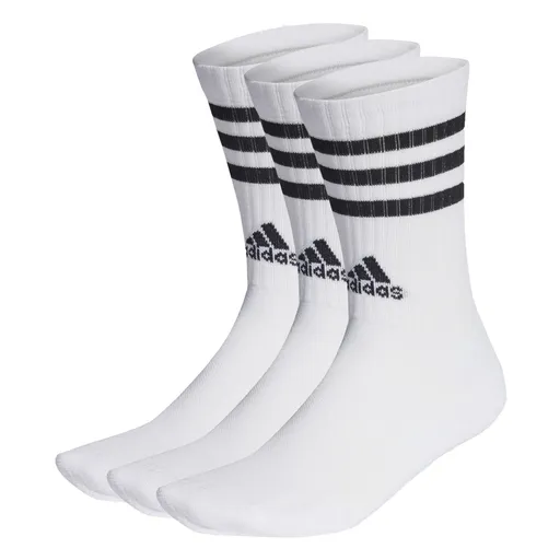 adidas 3-Stripes Cushioned Crew Socks 3 Pairs M