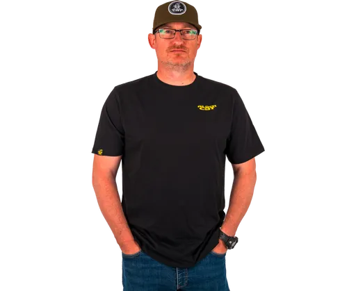 Black cat tričko chase dreams black tee - m