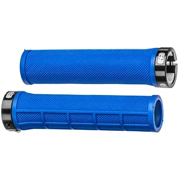 OXFORD gripy LOCK-ON se šroubovacími objímkami a menší tl. úchopu,  (tmavě modré, délka 130 mm, 1 pá (C003-0006)