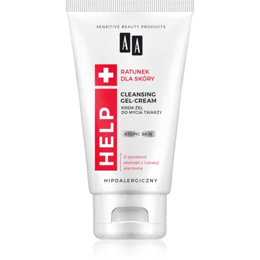 AA Cosmetics Help Atopic Skin čisticí krémový gel pro suchou až atopickou pleť bez parfemace 150 ml
