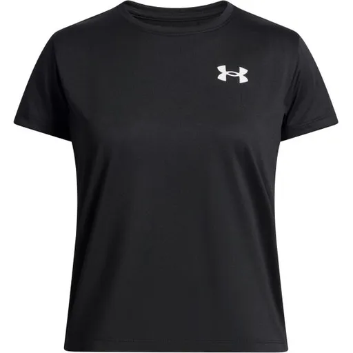 Under Armour TECH TEE Dívčí sportovní tričko, černá, velikost M