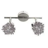 Dělená stropní lampa 2X40W G9 chrom