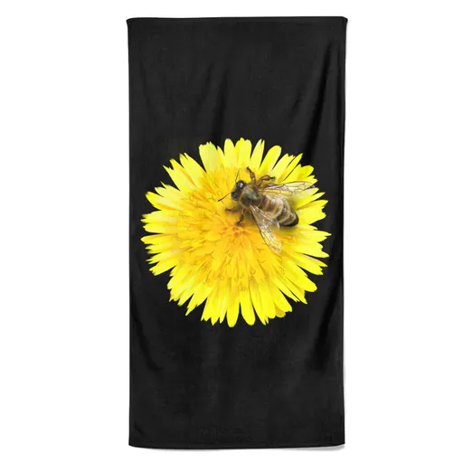 Osuška Včela na pampelišce (Velikost osušky: 70x140cm)