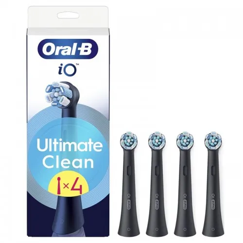 Oral B Kartáčkové hlavice iO Ultimate Clean Black 4 ks