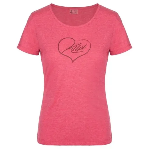 KILPI GAROVE Dámské outdoorové triko, růžová, velikost