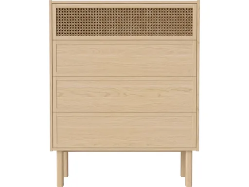 Komoda Cana, v. 113 cm, více variant - Bolia Varianta: bílý olejovaný dub