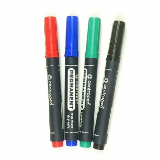 Permanentní marker široký – zelený