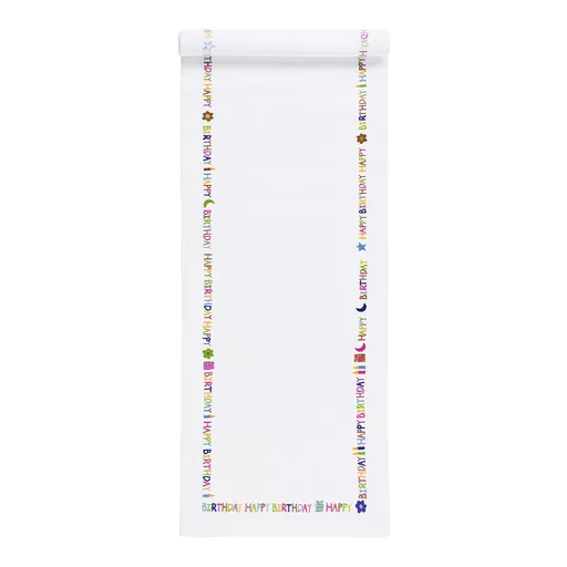 HAPPY BIRTHDAY Běhoun na stůl 40 x 160 cm