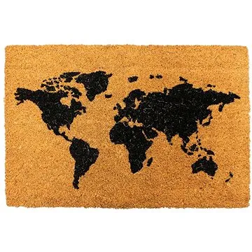 Home Elements Rohož z kokosových vláken, Svět, 40×60 cm (8595556485996)
