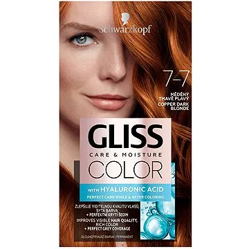 SCHWARZKOPF GLISS COLOR 7-7 Měděný tmavě plavý 60 ml (9000101261943)