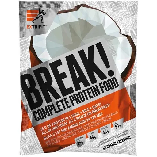 EXTRIFIT BREAK! PROTEIN FOOD 90G Proteinová kaše, , velikost