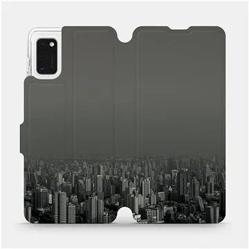 Flipové pouzdro na mobil Samsung Galaxy A41 - V063P Město v šedém hávu (5903516173624)