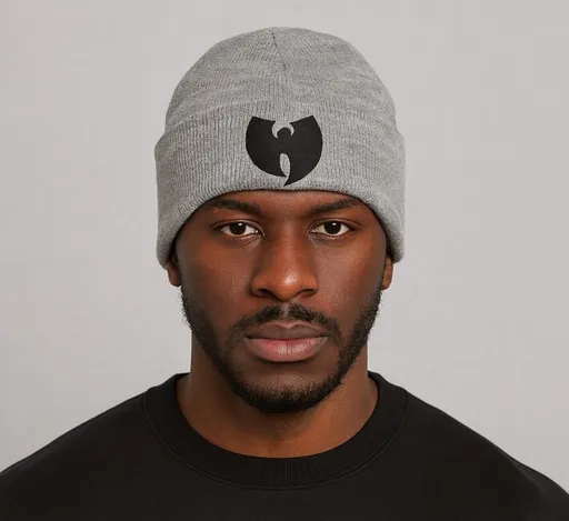 Zimní čepice Wu-Wear Logo Beanie heather grey - UNI