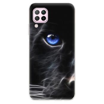 Odolné silikonové pouzdro iSaprio - Black Puma - Huawei P40 Lite