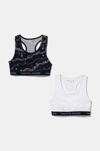 Dětská podprsenka Tommy Hilfiger 2-pack tmavomodrá barva, UG0UG00749