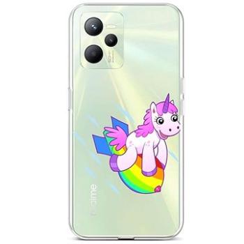 TopQ Kryt Realme C35 Flying Unicorn 74604 (Sun-74604)