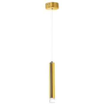 LED Lustr na lanku GOLDIE 1xLED/5W/230V zlatá (123540)