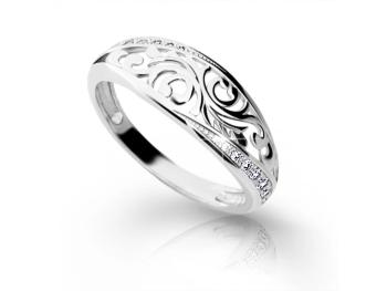 Cutie Jewellery Originální prsten z bílého zlata se zirkony Z6902-2133-10-X-2 56 mm