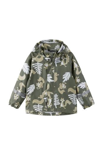 Detská nepremokavá bunda Reima Vesi zelená farba, 5100025A