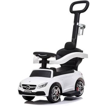 BABY MIX odrážadlo s vodiacou tyčou Mercedes-Benz AMG C63 Coupe biele (5902216916289)