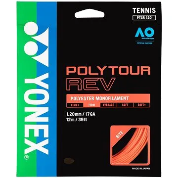 Yonex Poly Tour REV, 1,20mm, 12m, Bright Orange (4550086890744)