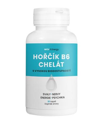 MOVit Energy Hořčík B6 Chelát 100 mg 30 kapslí