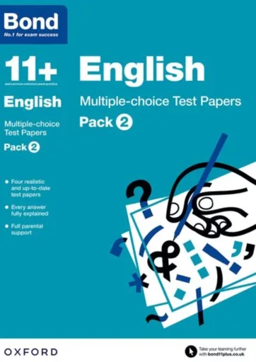 Bond 11+: English: Multiple-choice Test Papers: Ready for the 2026 exam (for GL Assessment & other 11 plus exams) - Lindsay Sarah, Bond 11+