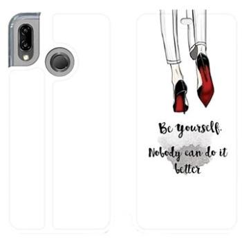 Flipové pouzdro na mobil Huawei P20 Lite - M046P Be yourself (5903226257171)