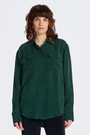 KOŠILE GANT RELAXED UTILITY SHIRT TARTAN GREEN