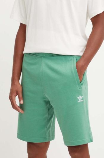 Bavlněné šortky adidas Originals zelená barva, IY8519