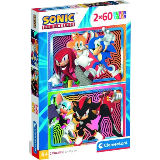 Clementoni puzzle 2X60 Sonic