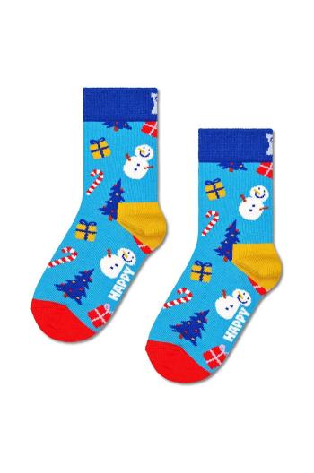 Dětské ponožky Happy Socks Kids Bring it on Sock modrá barva, KBIO01.6300