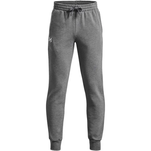 Under Armour RIVAL FLEECE JOGGERS Chlapecké tepláky, tmavě šedá, velikost XL