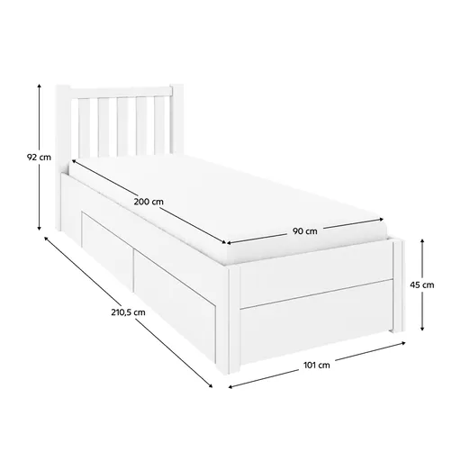 Postel s úložným prostorem LUSY Tempo Kondela