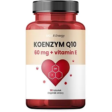 MOVit Koenzym Q10 60 mg + vitamin E, 90 tobolek (8594202100757)