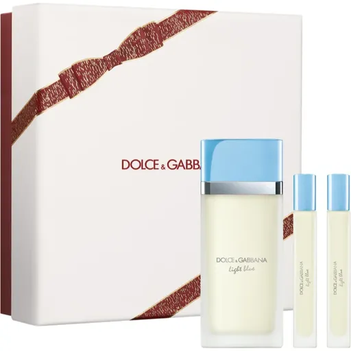 Dolce&Gabbana Light Blue EDT Trio Gift Set dárková sada pro ženy